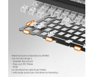 Ajazz AK980 V2 Gift Switch V2 Purple White Blue z ekranem - 1536373 - zdjęcie 9